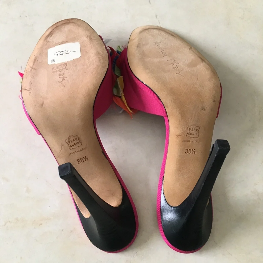NWOT Vintage Andrea Pfister Couture Women's Mules/Heels - Picture 7 of 10